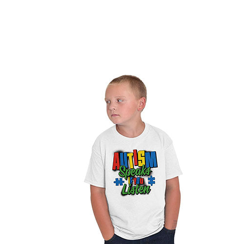 Autism Speaks If You Listen T-Shirt (Kids)