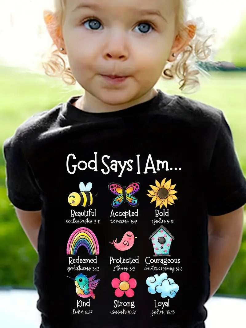 Baby Girls "God Say I Am..." shirt.