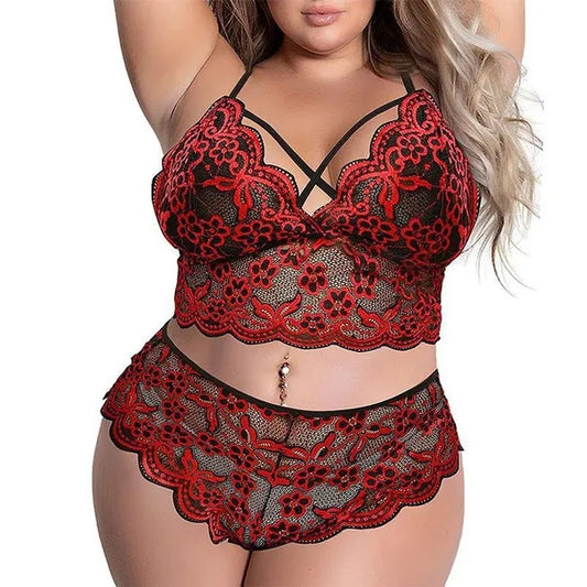 Plus Size Sexy Underwear Set For Women